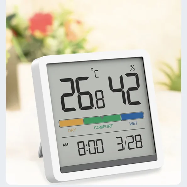 Xiaomi MIIIW Digital LCD Temperature Humidity Thermometer Hygrometer Alarm Clock