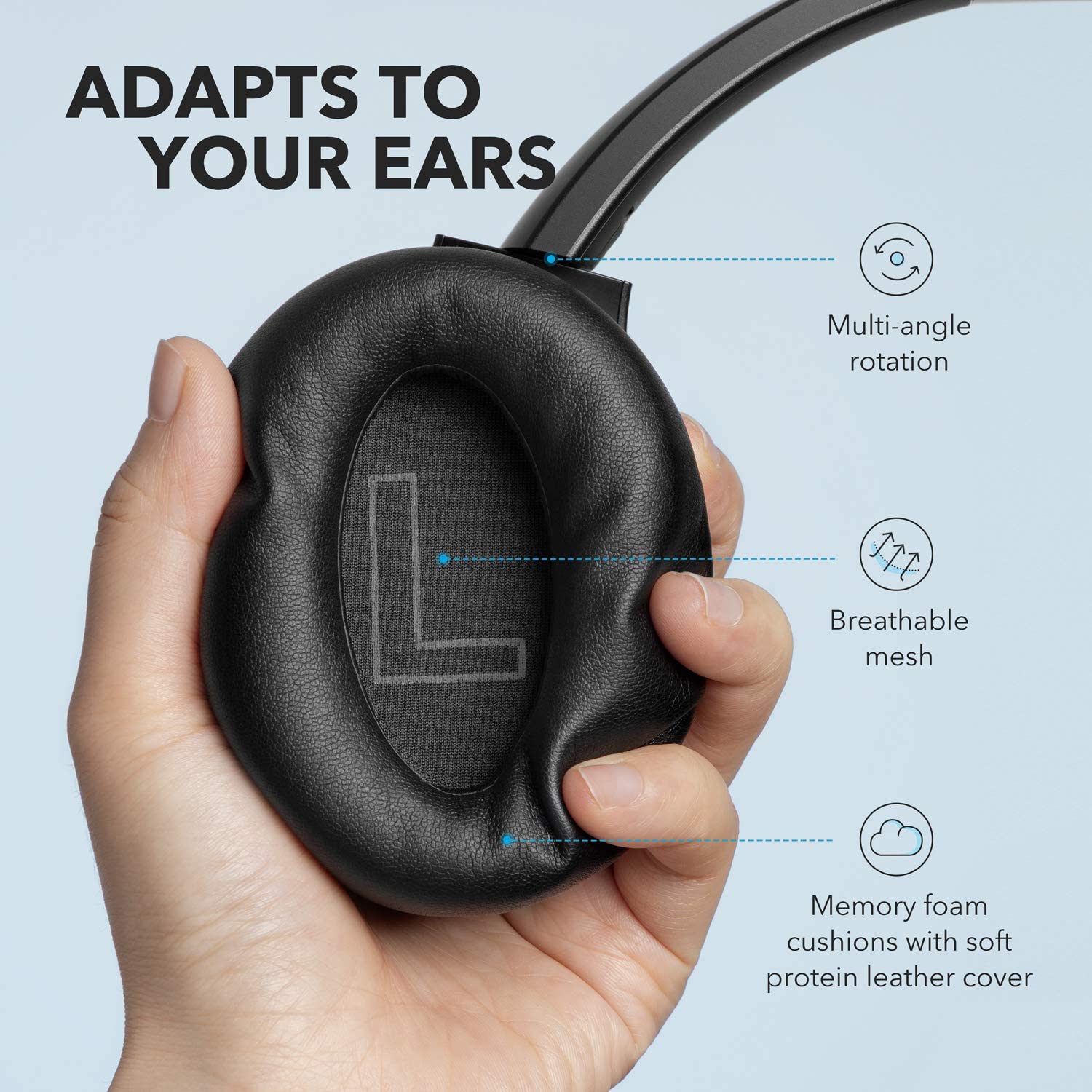 Anker Soundcore Life Q20 Hybrid Active Noise Cancelling Headphone
