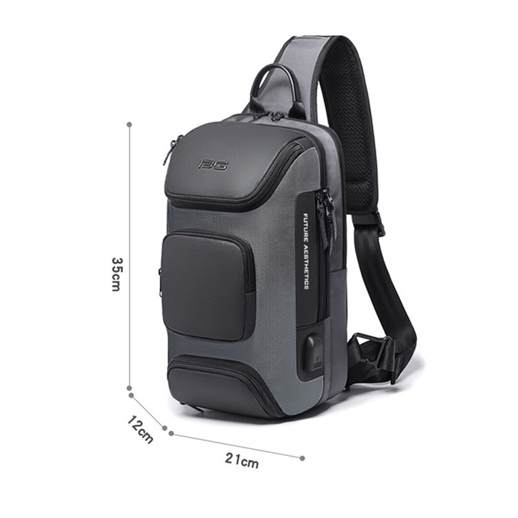 BANGE BG-7086 Stylish Casual Single Shoulder Crossbody Bag with USB Port