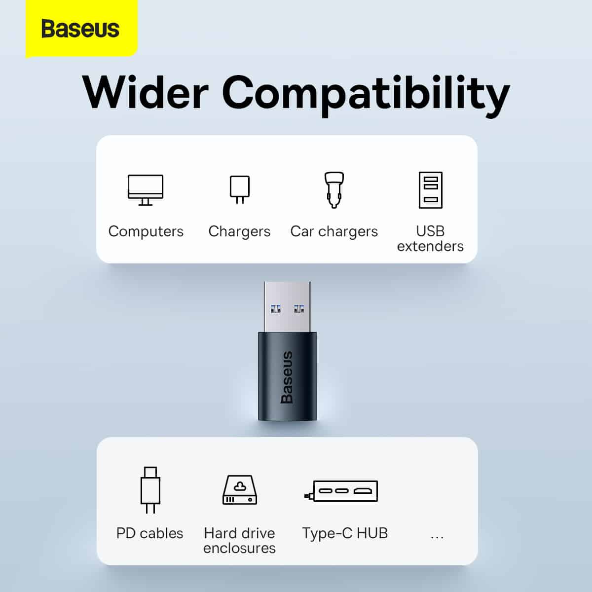 Baseus Ingenuity Series Mini USB to Type-C OTG Adaptor