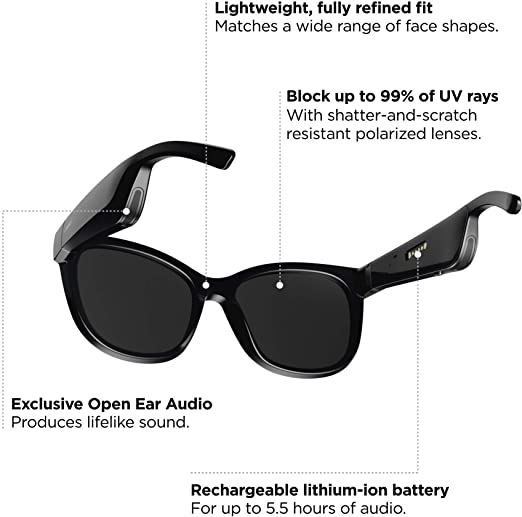 Bose Frames Soprano Audio Sunglasses with Open Ear Headphones