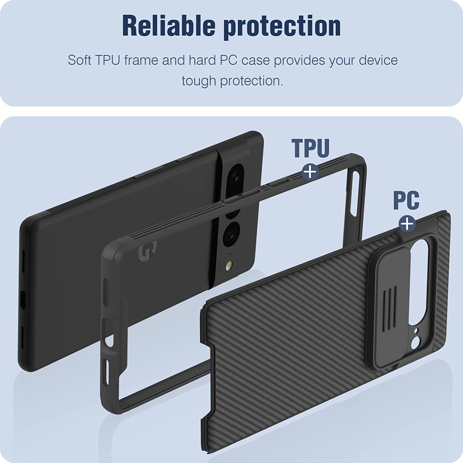 Nillkin Camshield Pro Premium Protective Case for Pixel 7 / 7 Pro