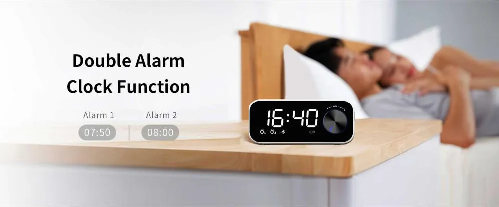 Recci Rsk-W11 Wireless Speaker With Alarm Clock