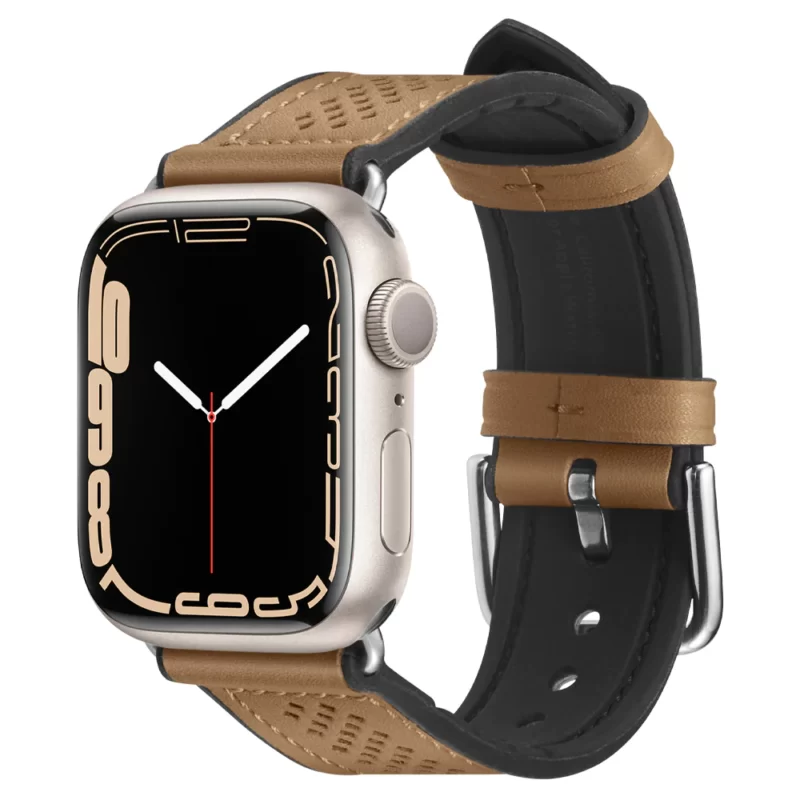 Retro Fit Leather And Silicone Strap For Iwatch 44 / 45 / 49Mm Arrival Strap 42 | 44 | 45 Mm