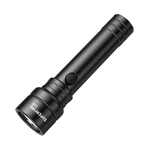 Superfire C20-T Focus Zoomable Rechargeable Flashlight 1000 Lumen Arrival Electronics
