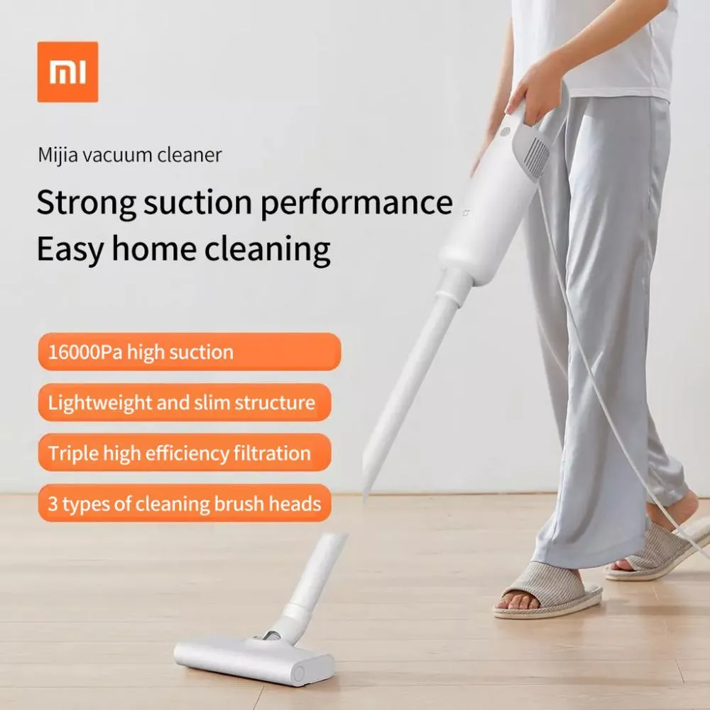 Xiaomi Mijia 16000Pa 600W Stick Handheld Corded Vacuum Cleaner