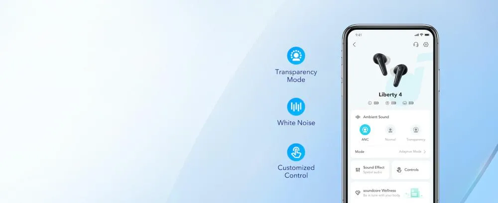 Soundcore by Anker Liberty 4 TWS Noise Cancelling Earbuds