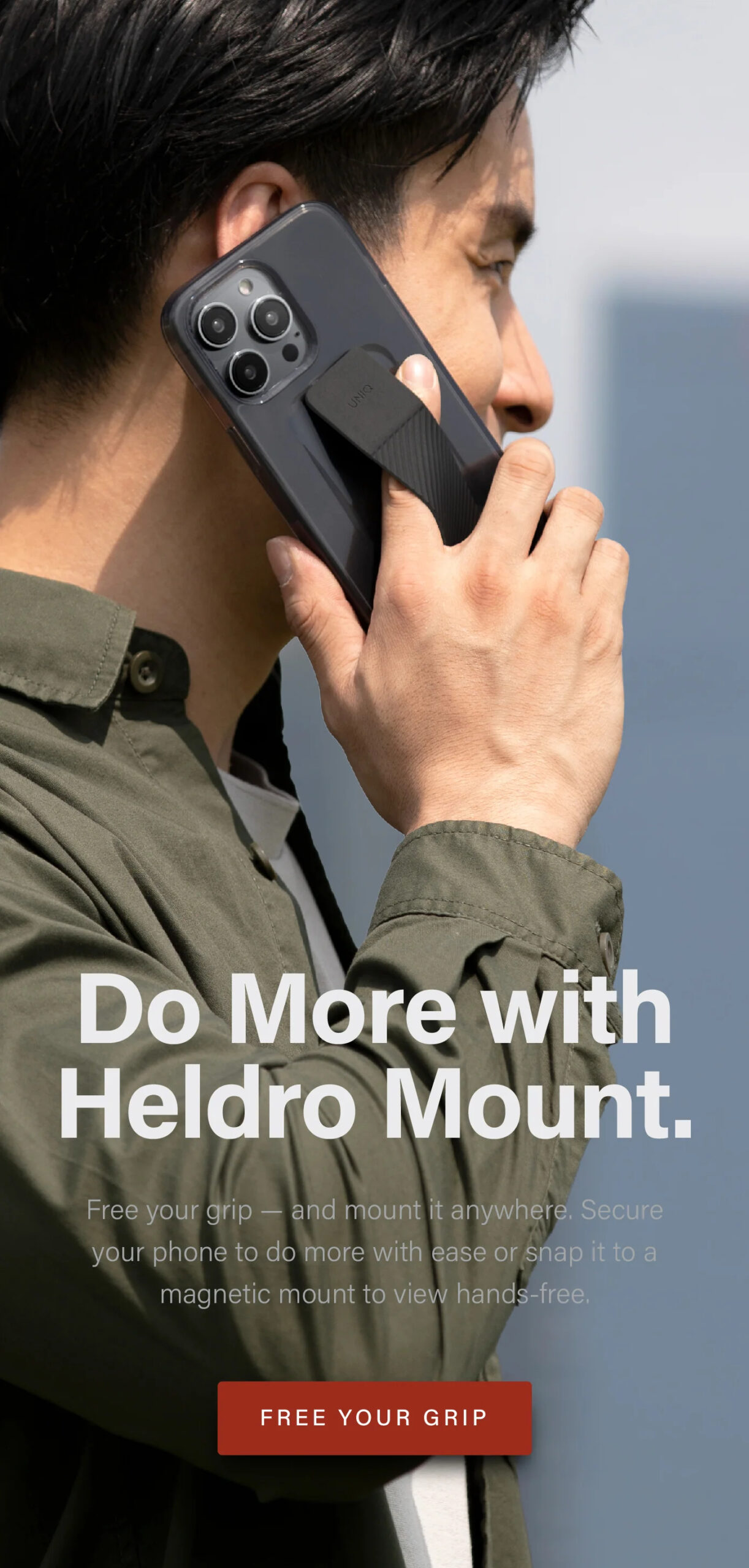 Uniq Heldro Mount Protective Case For Iphone 14 Pro / 14 Pro Max