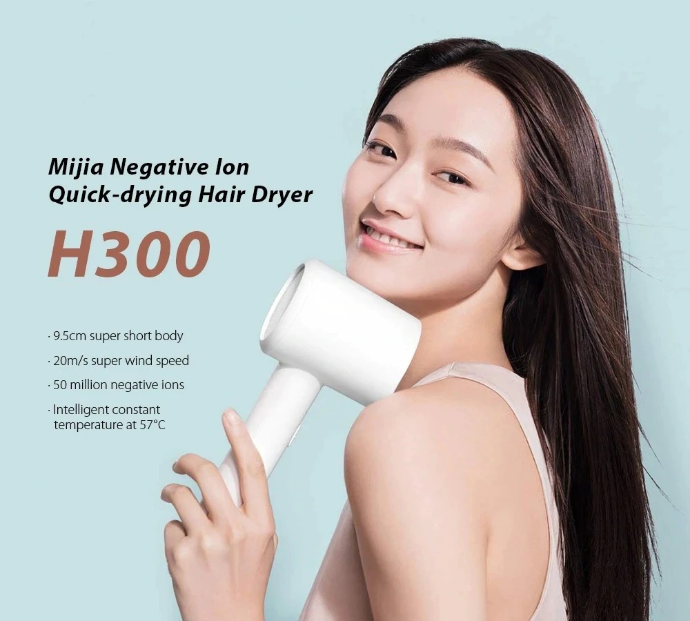 Xiaomi Mijia H300 1600W Portable Quick Dry Hair Dryer