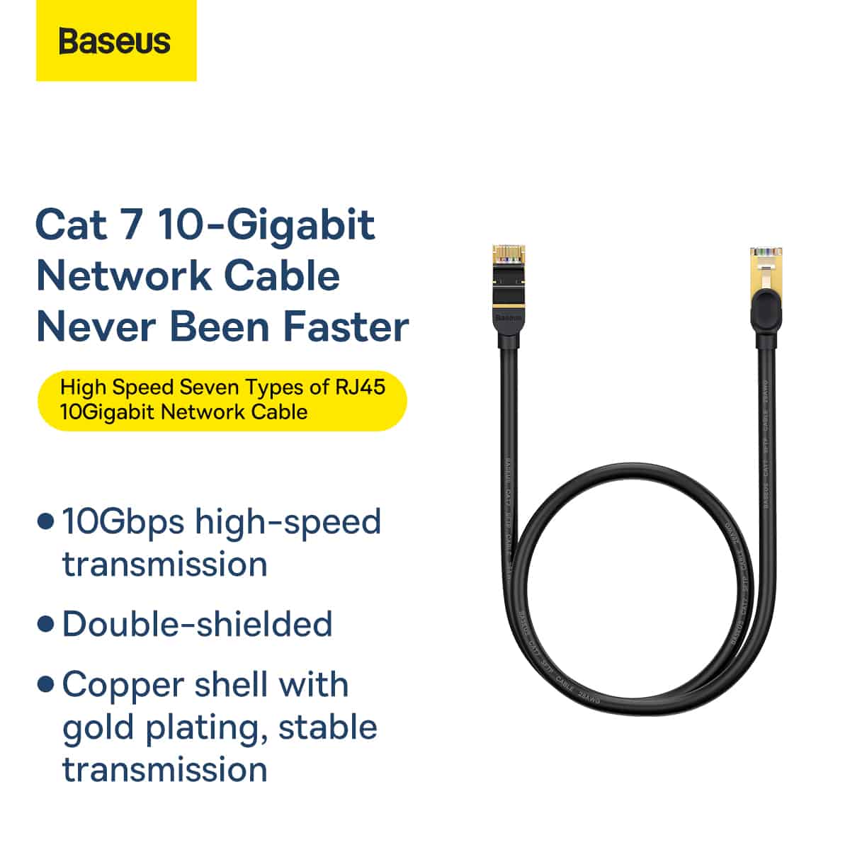 Baseus Speed Seven High Speed Network Cable RJ45 10Gbps -3M
