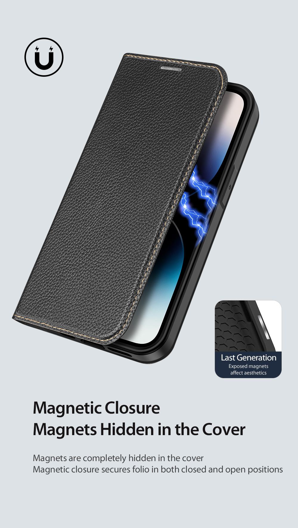 Dux Ducis Skin X2 Series Magnetic Folio Case For Iphone 14 Pro / 14 Pro Max
