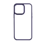 J-Case Shang Ping Series Electroplated Camera Border Protective Case for iPhone 14 Pro / 14 Pro Max -Purple Cover & Protector