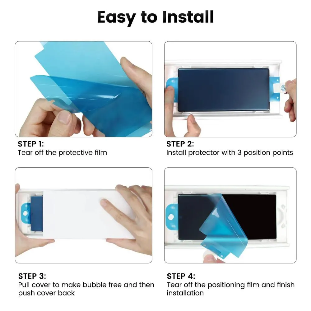Mohave Premium Screen Protector With Installation Kit For Samsung S23 Ultra