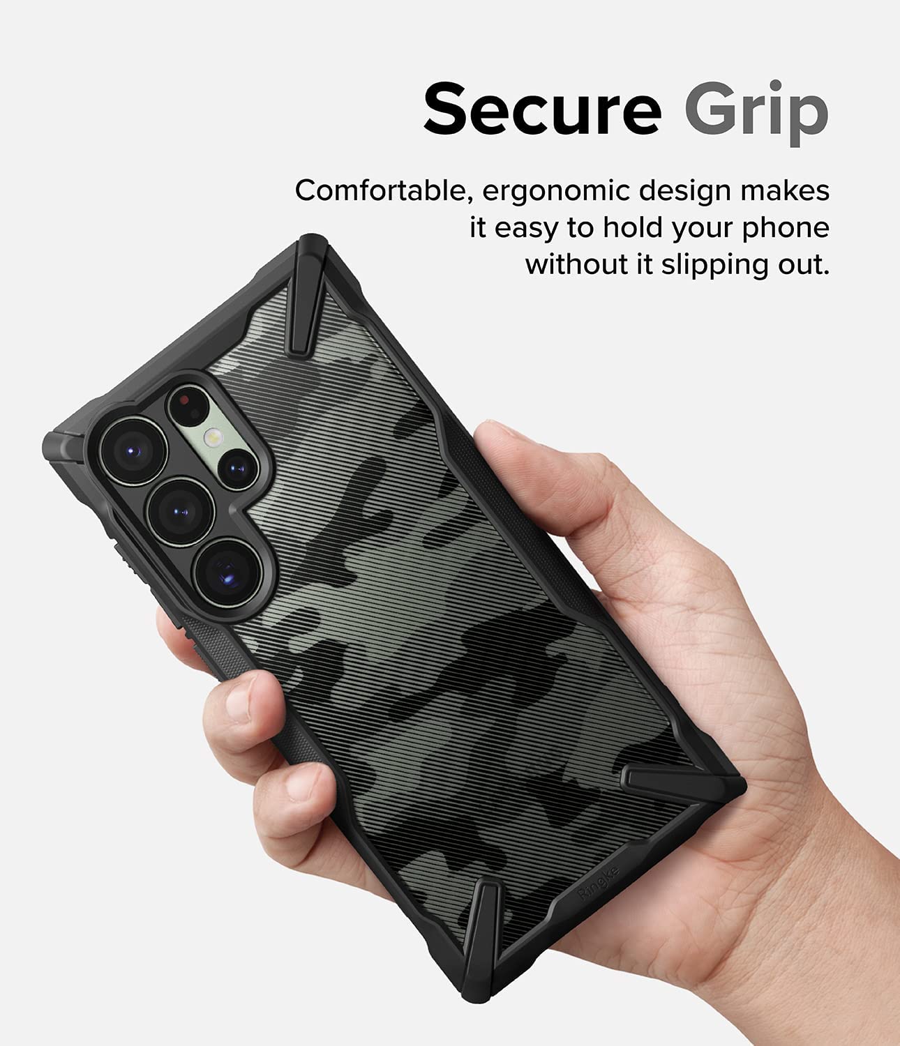 Ringke Fusion-X Camouflage Shockproof Protective Case for Galaxy S23 Ultra