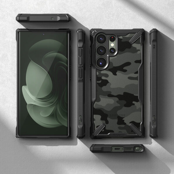 Ringke Fusion-X Camouflage Shockproof Protective Case for Galaxy S23 Ultra