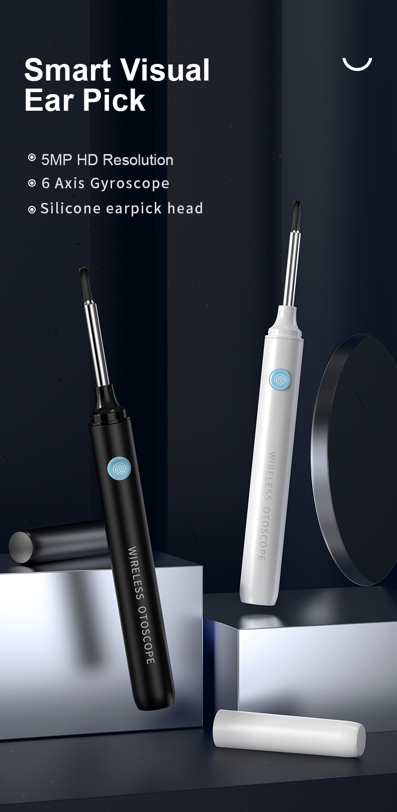 SUNUO Find-B Pro Portable Smart Ear Wax Cleaner with Otoscope Camera