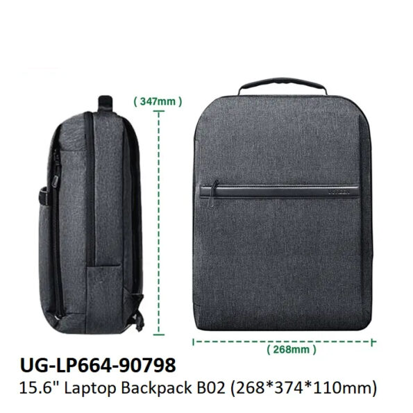 UGREEN 15.6 Inch Laptop Backpack Bag -Dark Gray (90798)