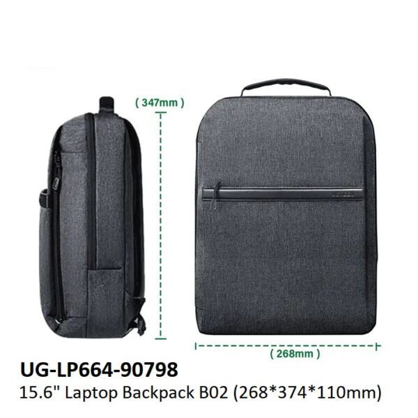 Ugreen 15.6 Inch Laptop Backpack Bag -Dark Gray (90798) Bag Backpack