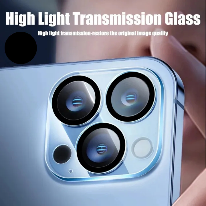 XUNDD Full Camera Lens Protector for iPhone 13 Pro Max
