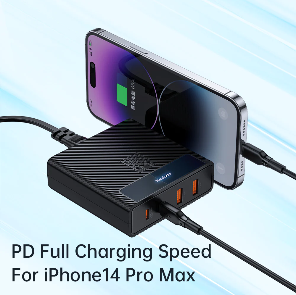 Mcdodo CH-1800 100W 4 Port PD Quick Charging Station Hyperspace Series with 1.5m AC Cable