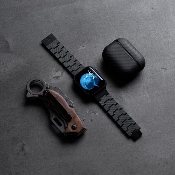 Pitaka Retro Carbon Fiber Watch Band For Iwatch 44 / 45 / 49Mm Best Strap 44 | 45 Mm | 49 Mm