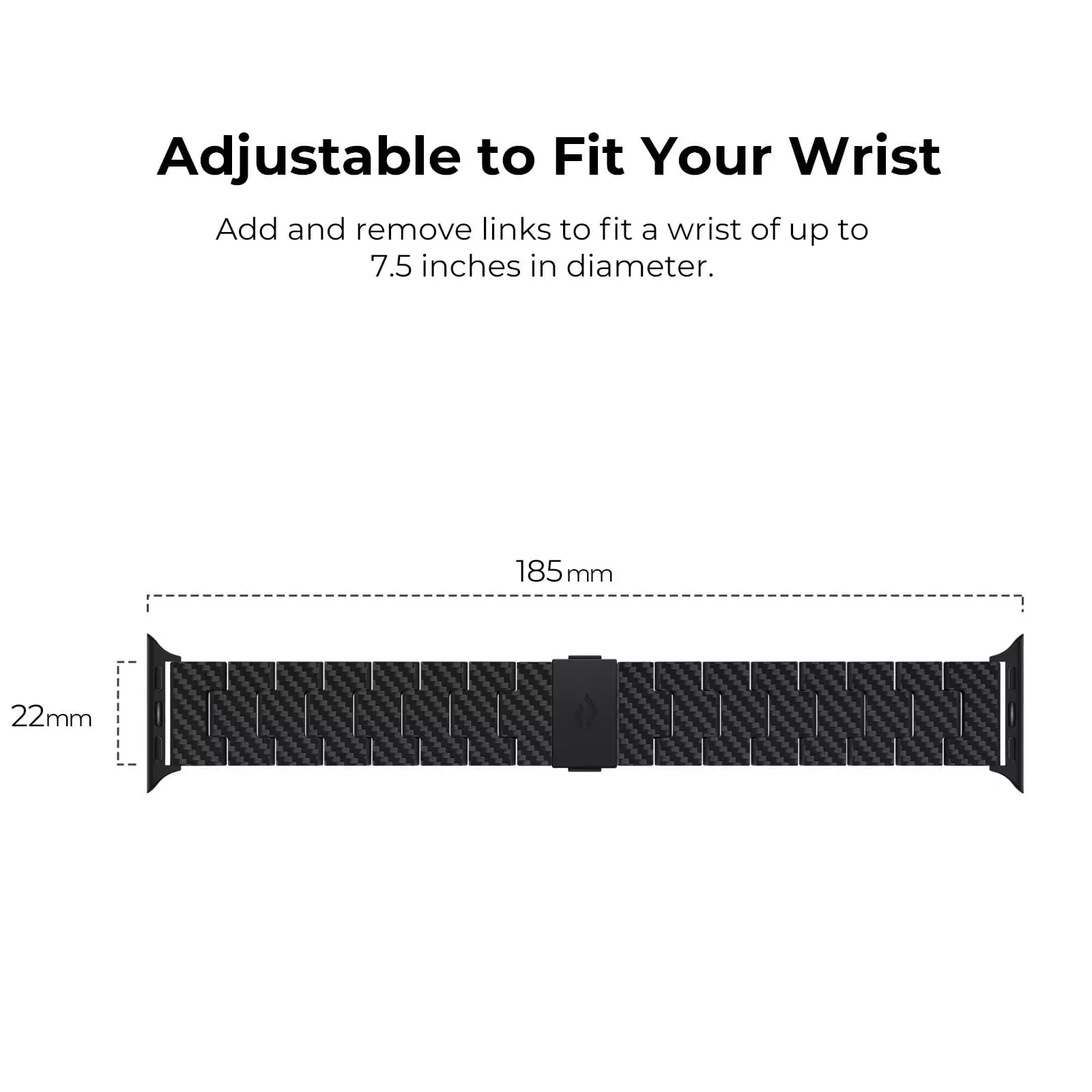 Pitaka Retro Carbon Fiber Watch Band For Iwatch 44 / 45 / 49Mm