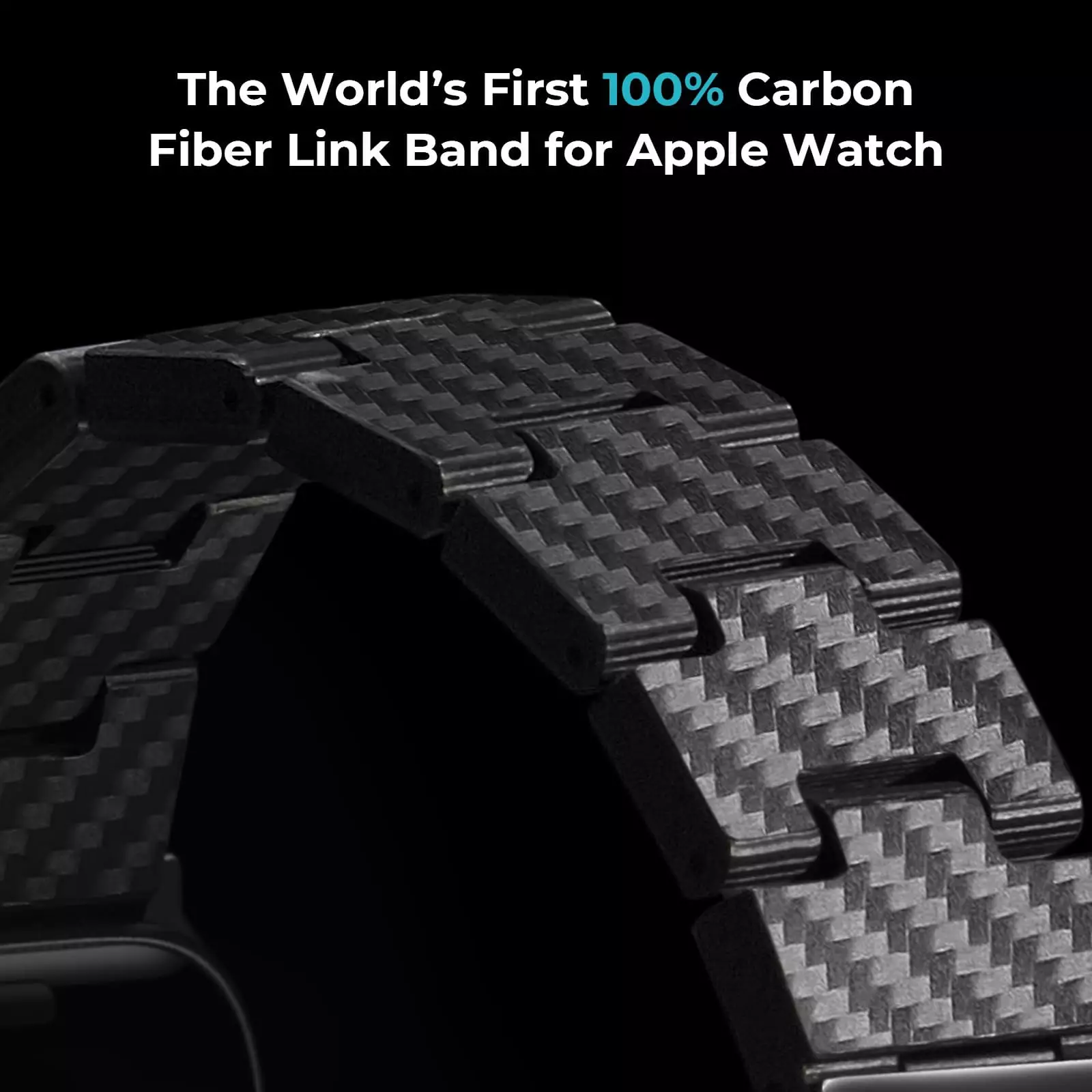 Pitaka Retro Carbon Fiber Watch Band For Iwatch 44 45 49Mm9