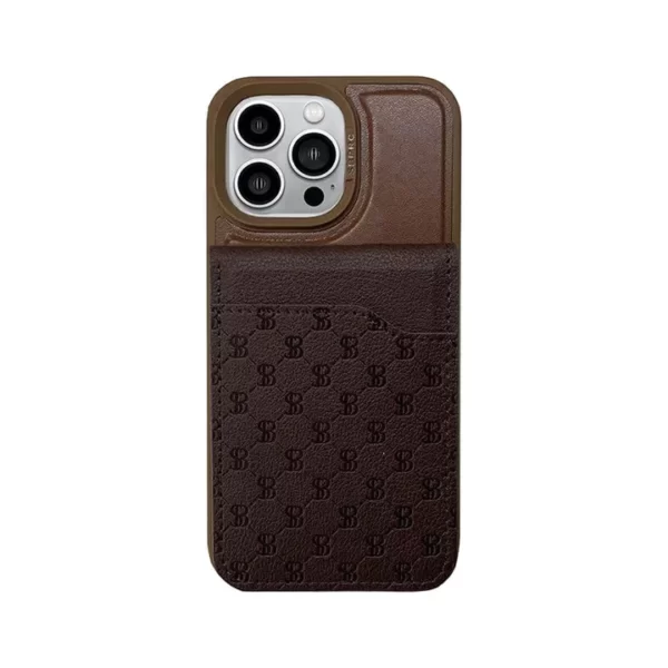 Santa Barbara Timothy Series Genuine Leather Case With Card Holder For Iphone 14 Pro Max Arrival Cover &Amp; Protector