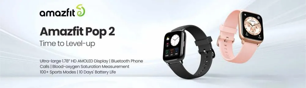 Amazfit Pop 2 Bluetooth Calling Smart Watch
