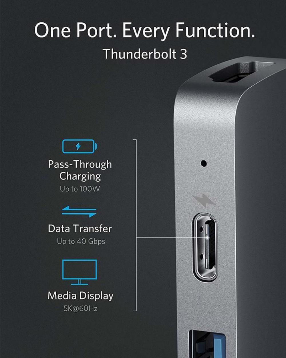 Anker PowerExpand Direct 7-in-2 USB C PD Media Hub