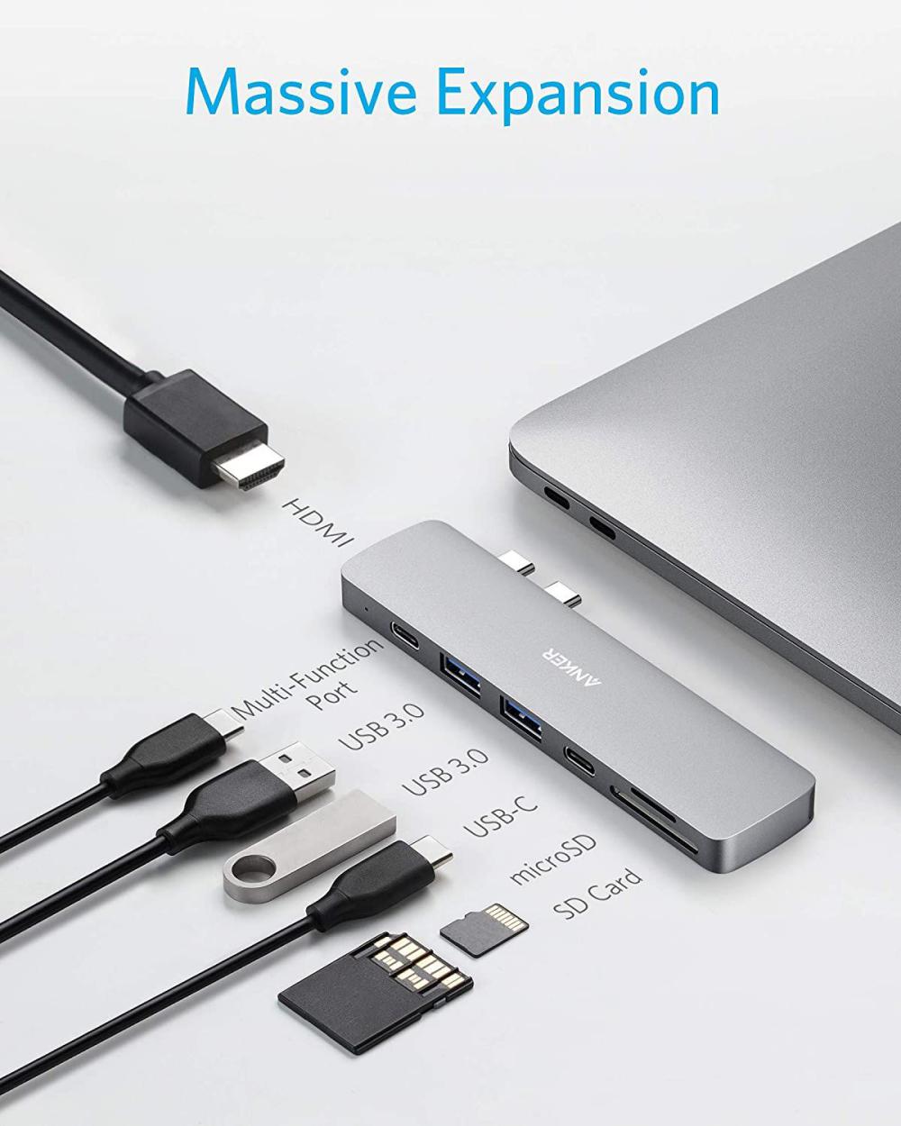 Anker PowerExpand Direct 7-in-2 USB C PD Media Hub