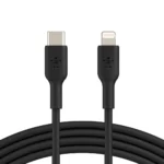 Belkin BoostCharge Fast Charging USB C to Lightning Cable 3.3ft/1M – MFi Certified – Black Cable