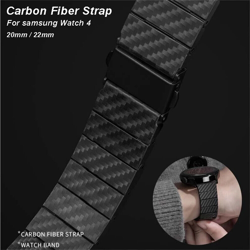 Coteetci W88 Carbon Fiber Pattern Watch Band (20Mm)