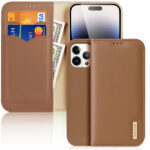 DUX DUCIS Hivo Series Leather Flip Wallet Stand Case for iPhone 14 Pro Max Cover & Protector
