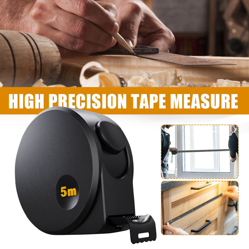 Deli 5m Steel Material Measuring Tape Multifunction Household Woodworking Portable Measuring Tool