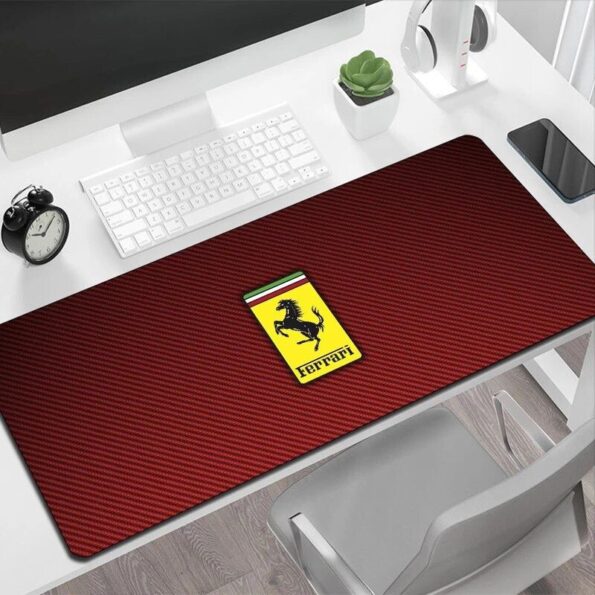 Ferrari Logo Mouse Pad Large Anti-slip Laptop Keyboard Desk Table Gaming Pads Mat-400*900*4mm