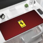 Ferrari Logo Mouse Pad Large Anti-slip Laptop Keyboard Desk Table Gaming Pads Mat