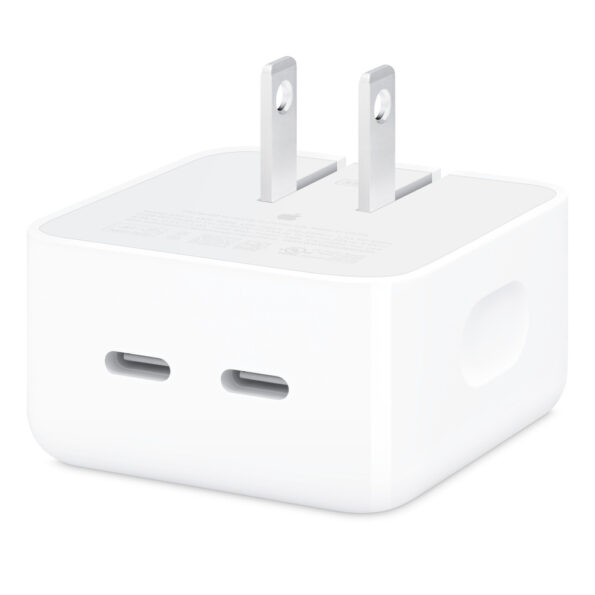 Genuine Apple 35W Dual USB-C Port Compact Power Adapter