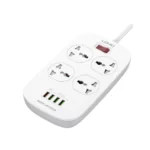 LDNIO SC4407 Power Socket 4 USB Charger with 2m Power Extension Cord