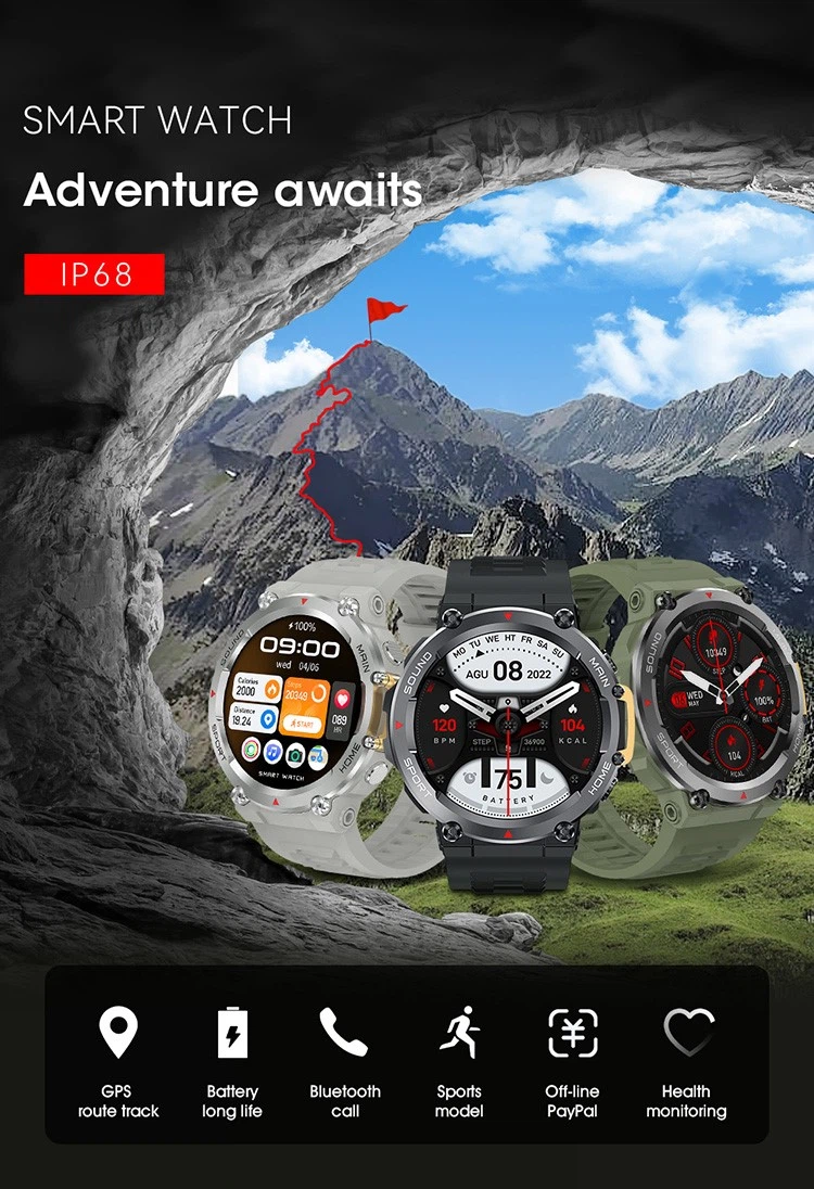 Microware Run2 Sports Smart Watch