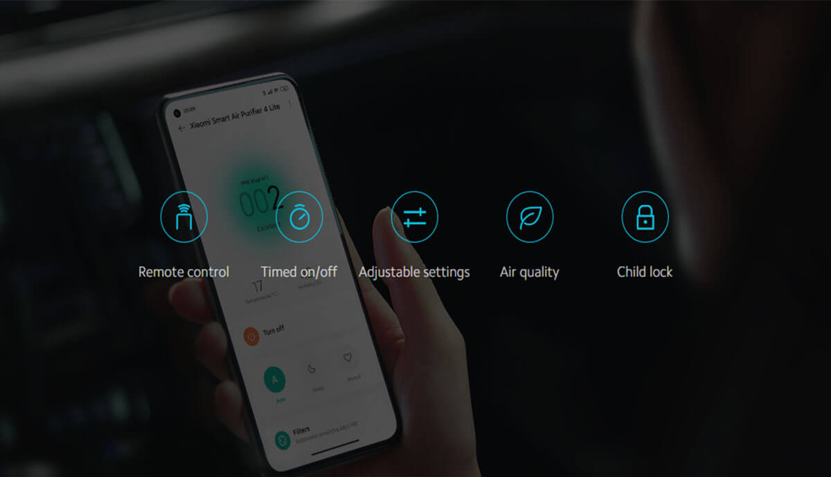 Xiaomi Smart Air Purifier 4 Lite with Voice Control