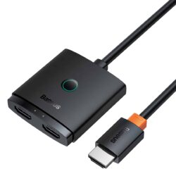 Baseus AirJoy Series 2-in-1 Bidirectional HDMI Switch with 1m Cable Arrival Cable