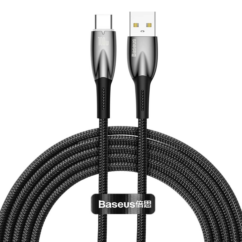 Buy Baseus Glimmer Series 100w Usb To Type C Fast Charging Data Cable 1m Executive Ample Bd 9978