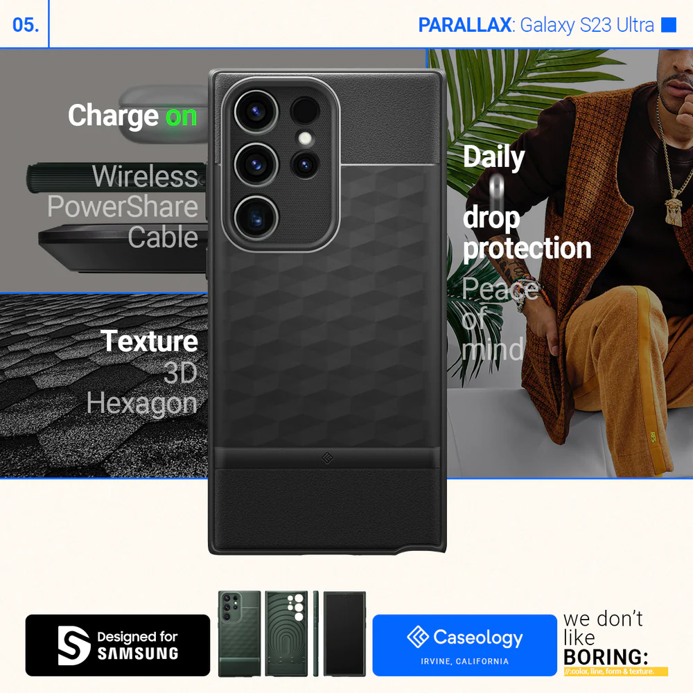 Caseology Parallax Series Protective Case for Galaxy S23 Ultra