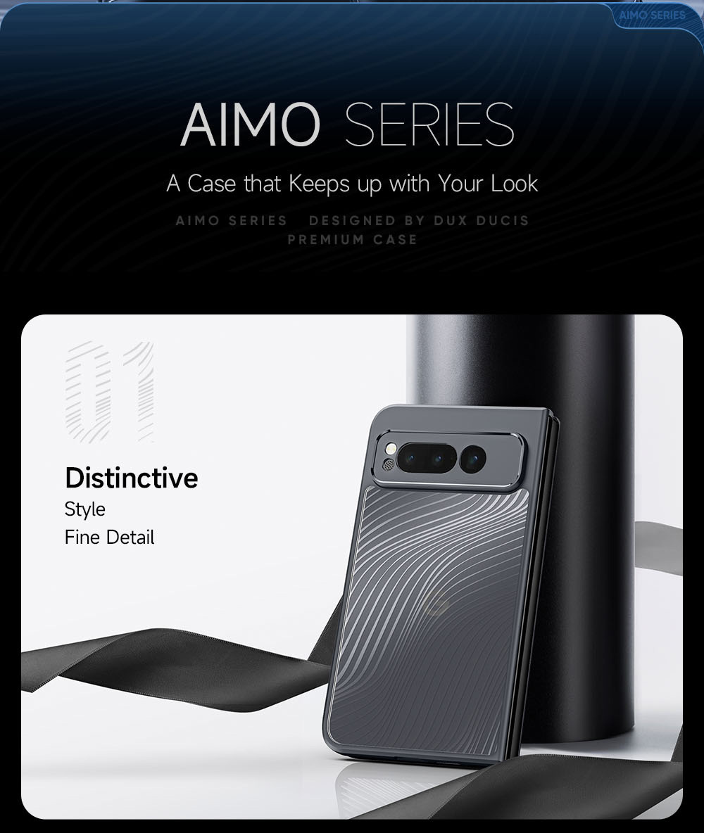 DUX DUCIS Aimo Series TPU PC Frosted Feel Case for Pixel Fold