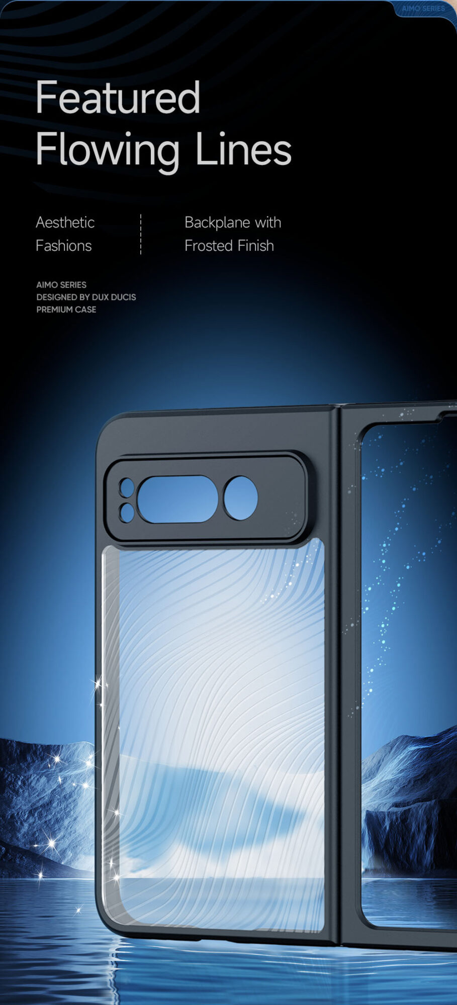 DUX DUCIS Aimo Series TPU PC Frosted Feel Case for Pixel Fold