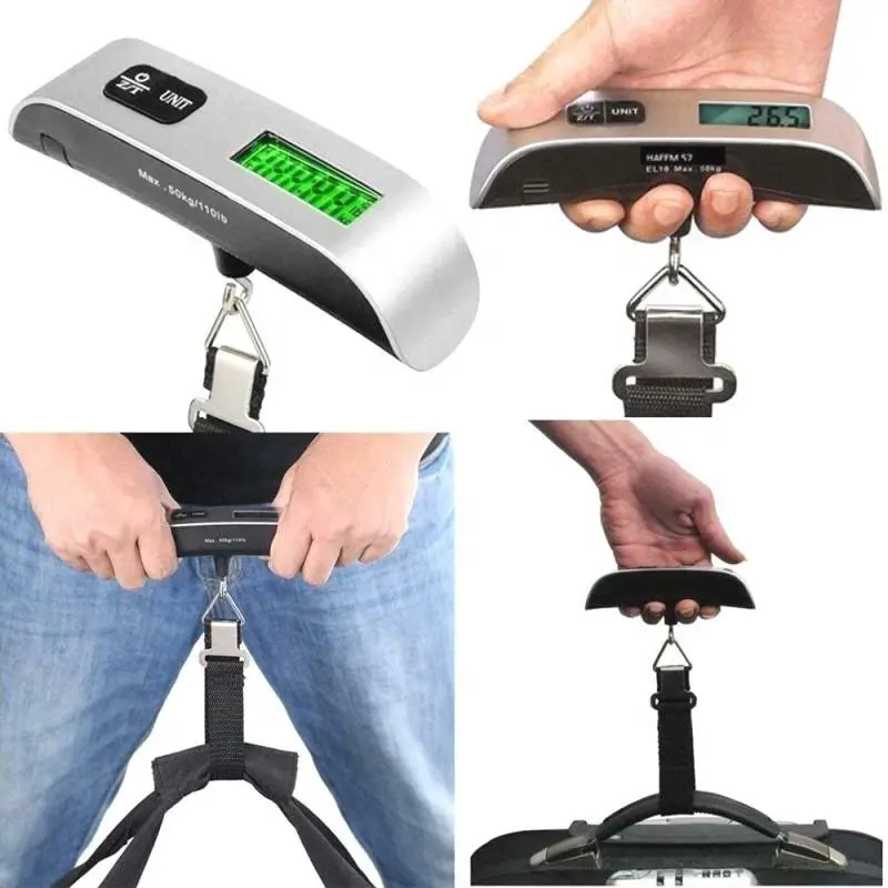 Digital Hanging Weight Scale for Luggage Suitcase (50kg)