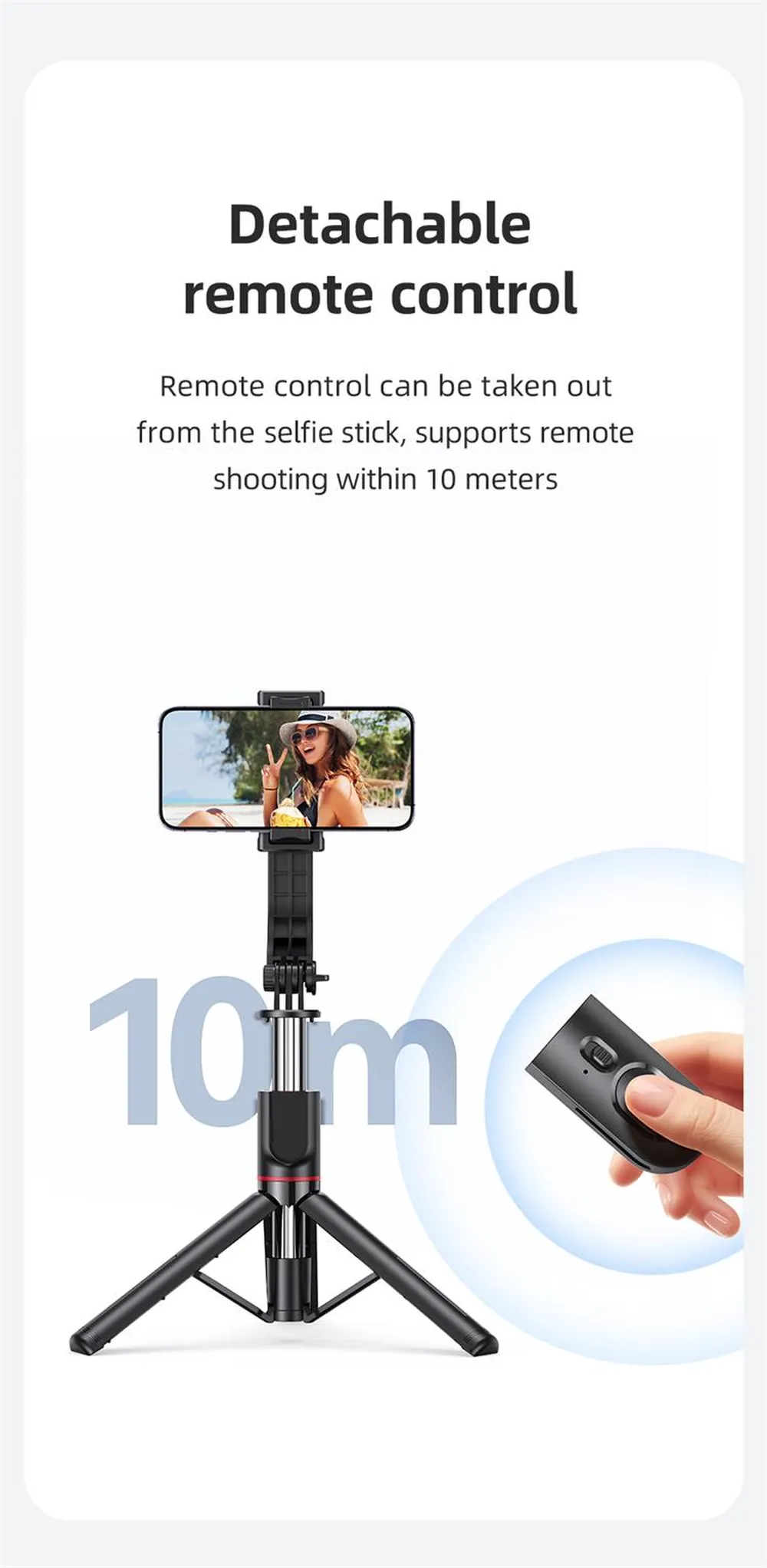 USAMS US-ZB256 Wireless Selfie Stick with Tripod