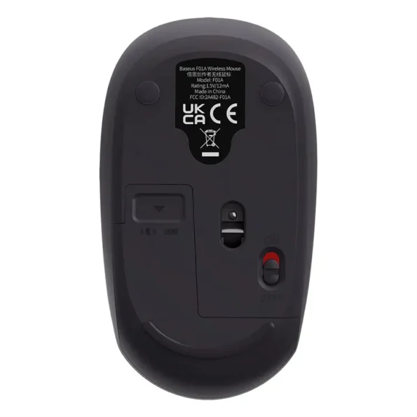 BASEUS F01A Wireless Mouse 800 / 1000 / 1600 DPI Lightweight Mouse with Smart Sleep Mode