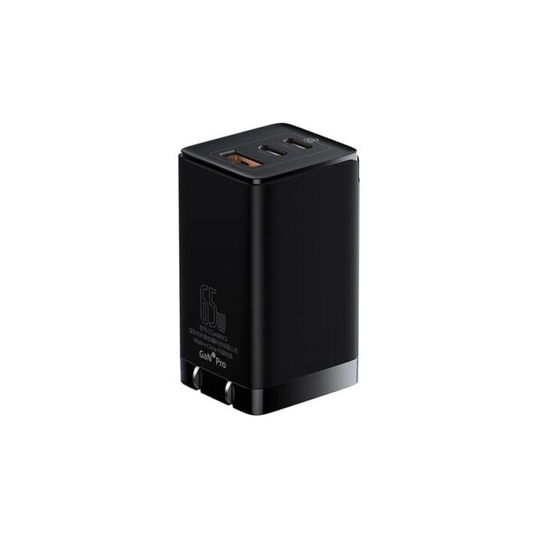 BASEUS GaN3 Pro 65W Fast Charger 2C+U Three Ports CN Plug